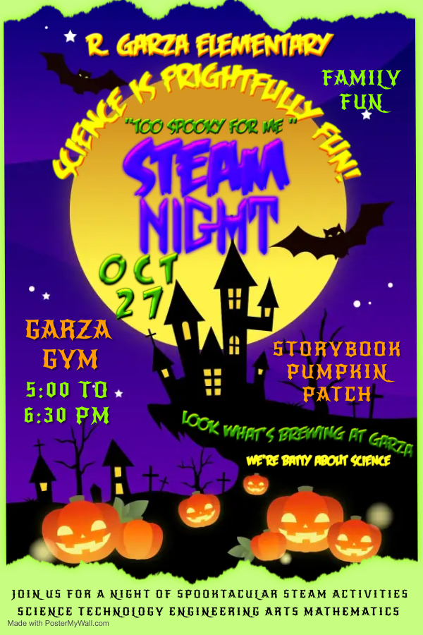 Too Spooky for Me STEAM Night