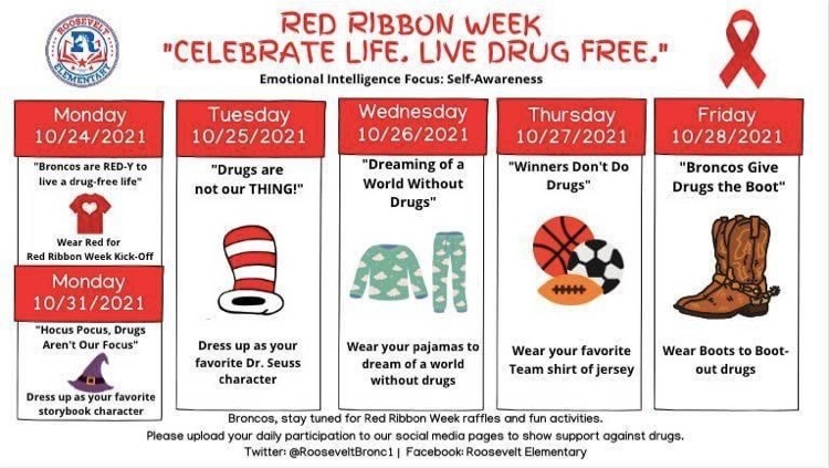 Red Ribbon Week Themes English 