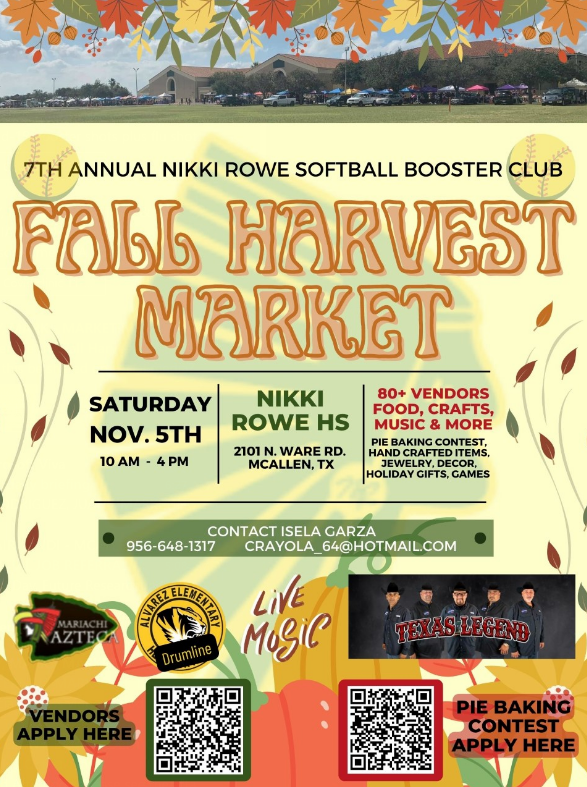 Come check out the Fall Harvest Market this Saturday at Rowe High! The event is 10 am- 4 pm.