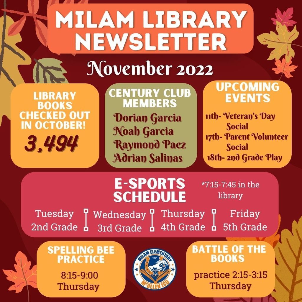 November library newsletter