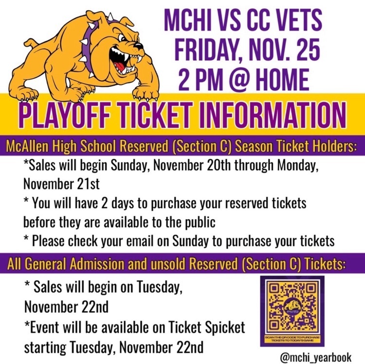 Mchi playoff tixs