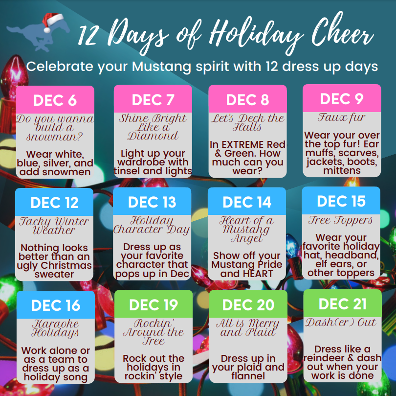 12 days of holiday cheer