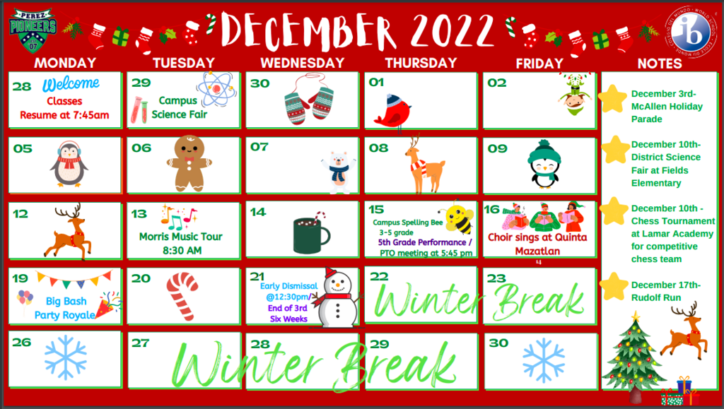 December Calendar