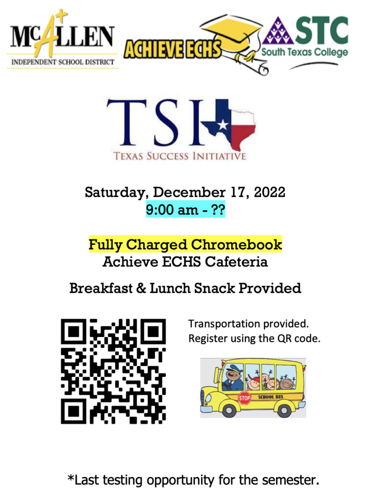 AECHS TSIA Testing Opportunity