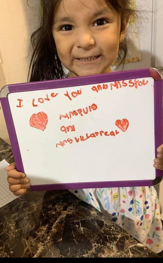 I Love you and miss you sign.