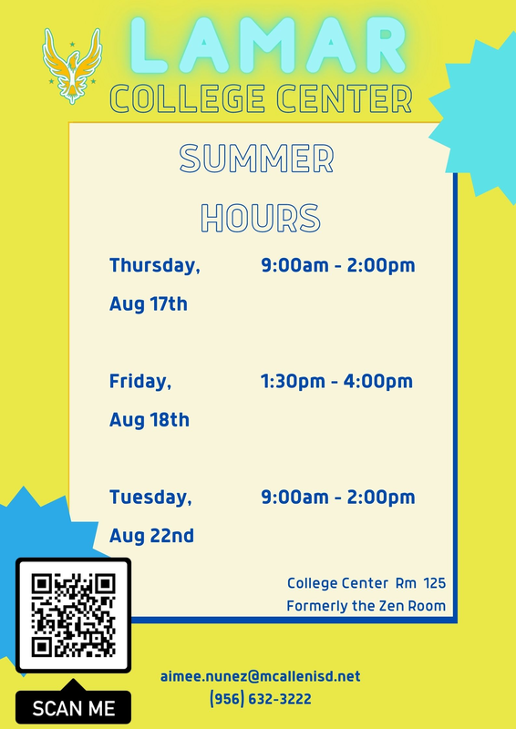 Lamar College Center Summer Hours Lamar Academy